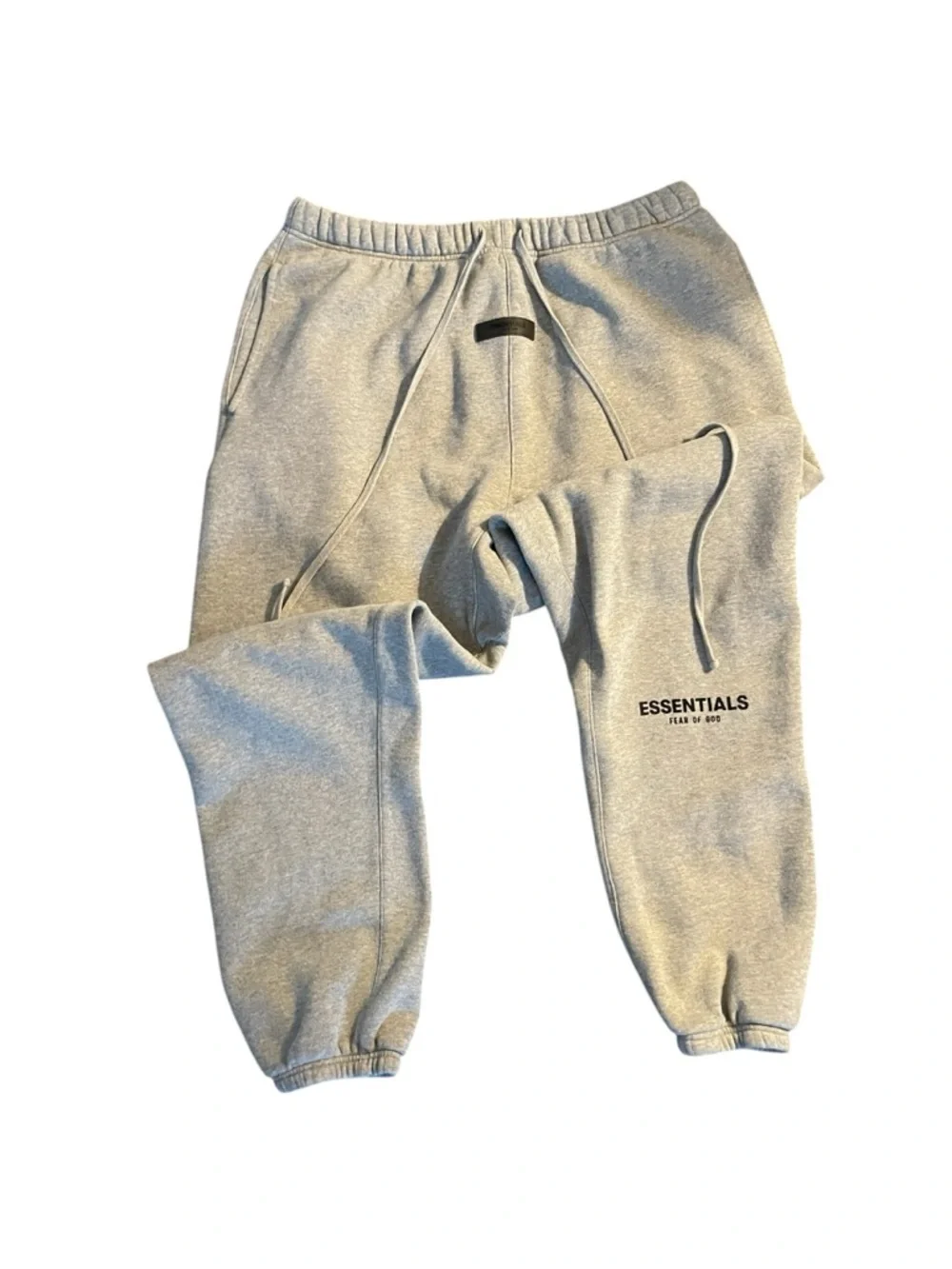 Fear of God Essentials Dark Oatmeal Gray Sweatpants Joggers Size XL